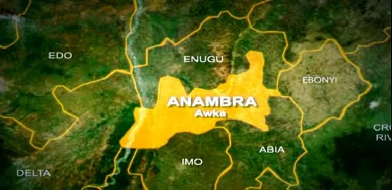 Map of Anambra 