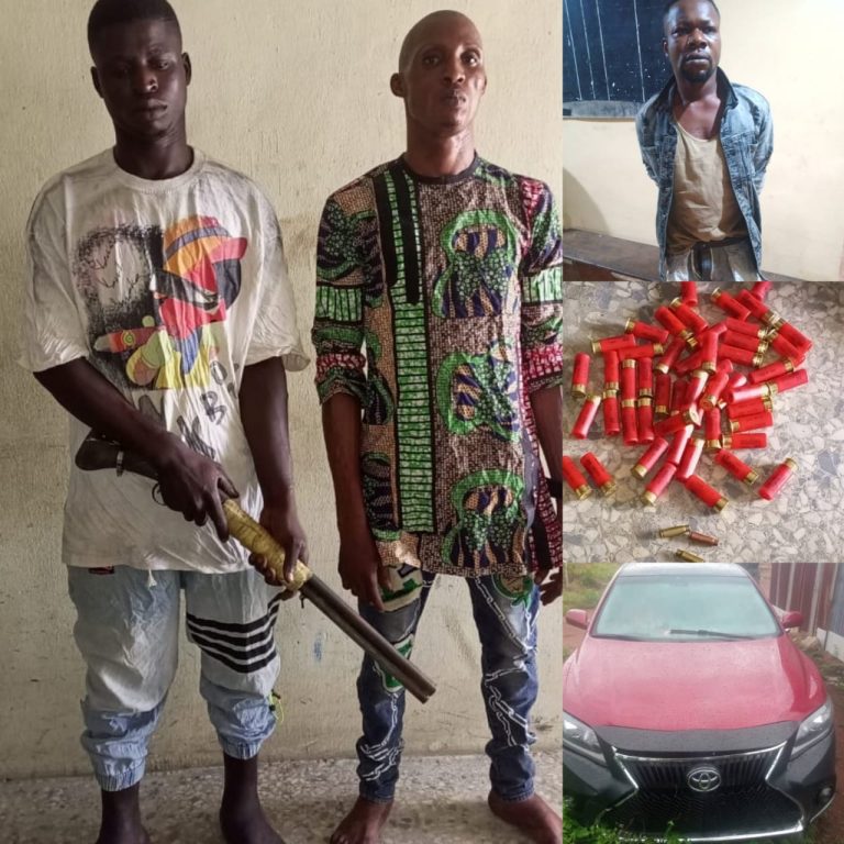 Delta Police Arrest suspected kidnappers, Armed Robbers- Rescues Kidnapped Victim, Recovers Fire arm.