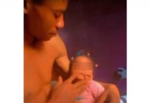 Nigerian Police begin manhunt for man smoking with toddler in viral video