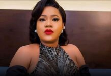 My parents threw me away at birth — Actress Toyin Abraham.