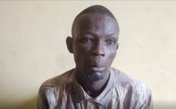 41 year old man arrested for robbing a church.