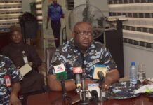 DIG Moses Jitoboh mni Visits Ahead Of Gubernatorial Elections As Political Parties Signs Peace Accord At The Delta State Police Command.