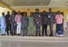 CP Mamman U. Sanda fdc visits INEC office as he solicit cooperation in Gubernatorial Election, Delta State.