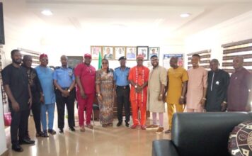 Eze Okpoko and Friends Pay Routine Visit to Various Commands, Commend Nigeria Police (Photos)