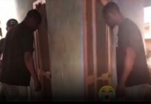 Notorious thief gets stuck at his victim’s door as a result of ‘juju’ in Ghana.