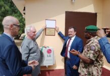 UNODC Holds Launch Event for the Temporary Evidence Storage Facility at the Joint Investigation Center in Maiduguri.