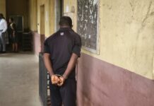 Insp Ubi Ebri dismissed from the Nigerian Police Force, arraigned for prosecution, remanded in prison custody for the murder of Onyeka Ibe in Delta.