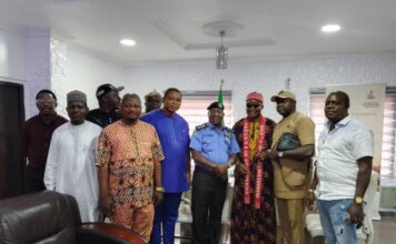 Courtesy Visit To The Newly Appointed Police Chiefs In Lagos By Eze Chika Nwokedi And Entourage.