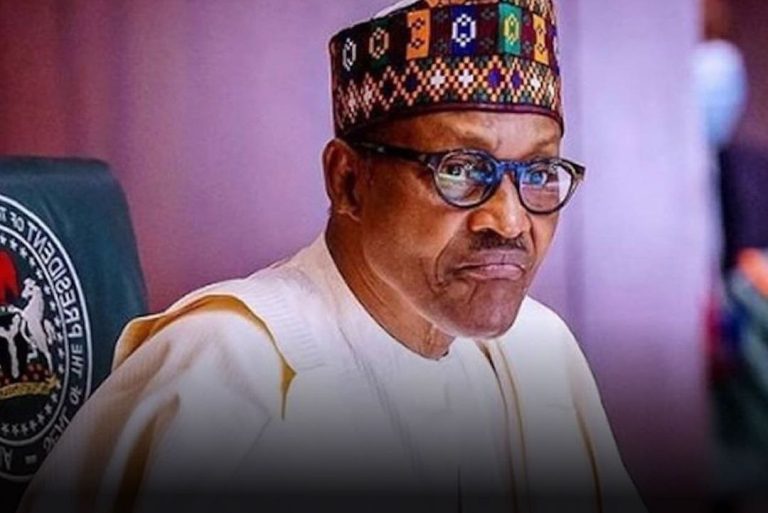 President Buhari swears in 6 new permanent secretaries.