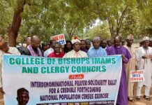2023 Census: Clergy Hold Prayer Rally For Credible Census