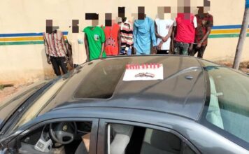 Delta State Police Command records more breakthrough in the fight against crime- Arrest a gang of suspected kidnappers, tricycle robbers.