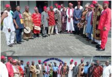 Council of Ezes in Lagos tour commands – promise to work in synergy with the police.