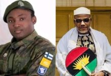 Release Nnamdi Kanu unconditionally – Ekpa tells Buhari, Malami