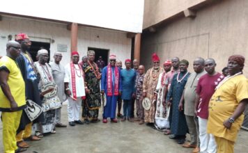 Council of Ezes in Lagos storm Alaba International market to confirm reports of demolition of complexes, Laments over traders loss.