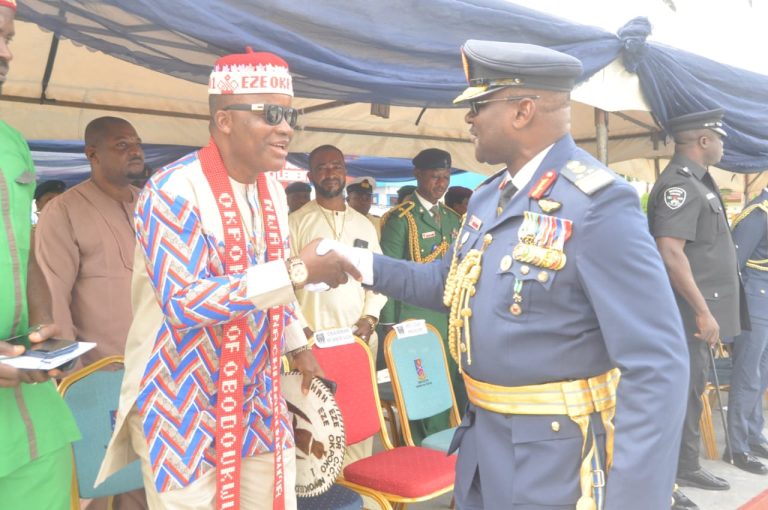 Event: Eze Chika commends outgoing commandant of NAFRC, Air Vice Marshal CA Ohwo for a fulling career as he retires meritoriously.