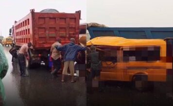 Tragedy as over 14 persons die in a road accident along Lagos-Badagry expressway