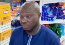 Edo ‘Big man’ caught stealing a bottle of Henessy VSOP worth N58k from a supermarket