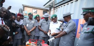 NCS Intercept Arms, Ammunition In Lagos, Arrest Suspects.