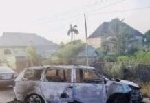 UGM Attacks Kogi REC’s Residence, Set Cars On Fire (Photos)