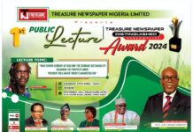 Eminent personalities to grace Treasure Newspaper Public Lecture, Awards