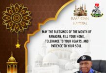 Delta Police assures residents of a hitch free Eid-El-Fitr celebration, felicitates with Muslim faithfuls in Delta state