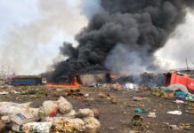 Lagos market set ablaze as Yoruba, Hausa hoodlums clash