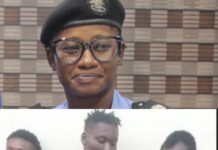 Female Cop exudes gallantry, burst armed robbery kingpin in a swoop operation at Otedola bridge
