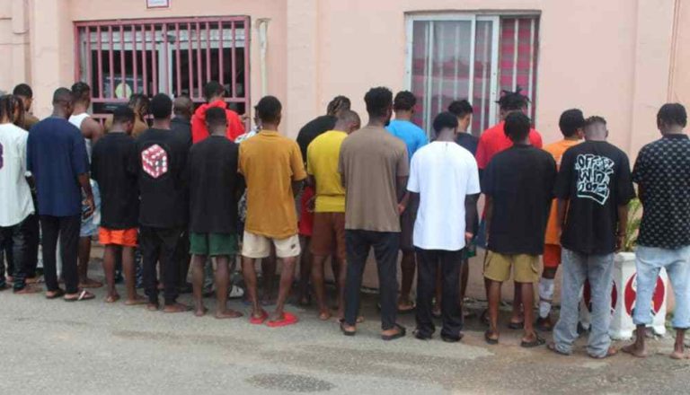 EFCC arrests 20 suspected internet fraudsters in Sapele