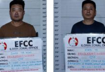 Two Chinese nationals jailed for illegal mining in Kwara