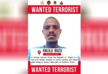 Nigerian military declares Nigerien, Halilu Buzu, wanted for terrorism