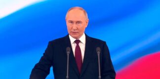 Putin sworn in for 5th term as Russian president