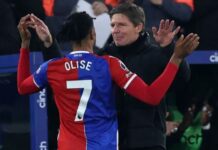 Olise stars as Palace thrash Man Utd 4-0