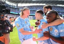 Man City seal historic fourth straight Premier League title