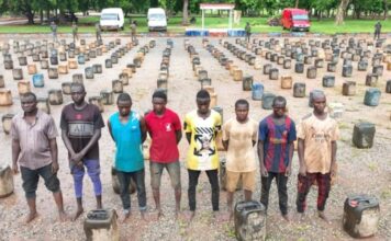 Troops arrest 8 Nigerians smuggling fuel to Cameroonian rebels