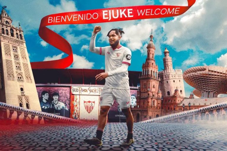 Nigeria’s Ejuke joins Sevilla on 3-year deal