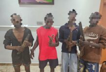 Delta police arrests suspected self- kidnapper, armed robbers; recover guns