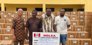 N4.7billion cocaine, meth seized as NDLEA bursts Lagos warehouse, arrests siblings in Aba