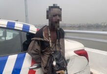 Police arrests suspected vandal on Third Mainland Bridge