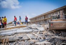 Death toll in Lagos collapsed building rises to five