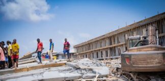 Death toll in Lagos collapsed building rises to five