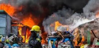 Fire kills one, displaces 200 in Philippine