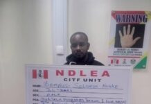 Another Vietnam-bound businessman excretes 68 wraps of cocaine at Lagos airport