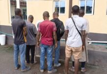 Lagos task force arrests six for urinating on rail track