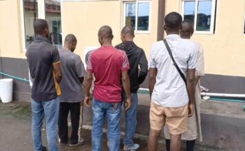 Lagos task force arrests six for urinating on rail track