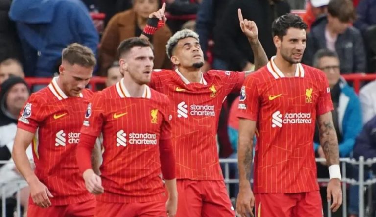 Slot’s first Anfield game ends in victory as Liverpool maintain 100% start