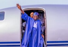 Tinubu returns to Abuja after three-day trip to Equatorial Guinea
