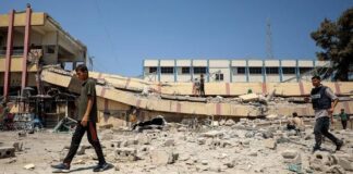 12 killed in Israel attack on Gaza school building