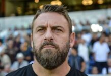 Roma sack De Rossi after four games of season without win