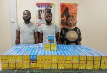 Auto parts dealer, businesswoman arrested over UK-bound opioids, cocaine in custard