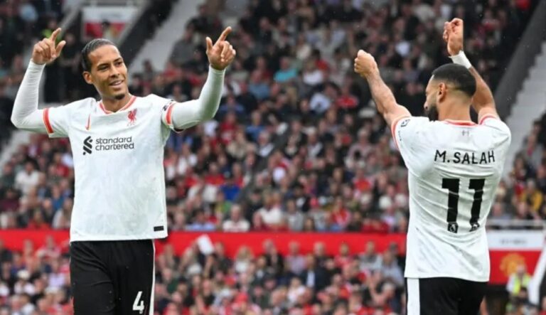 Salah masterclass as Liverpool thrash Man Utd, Chelsea held by Palace